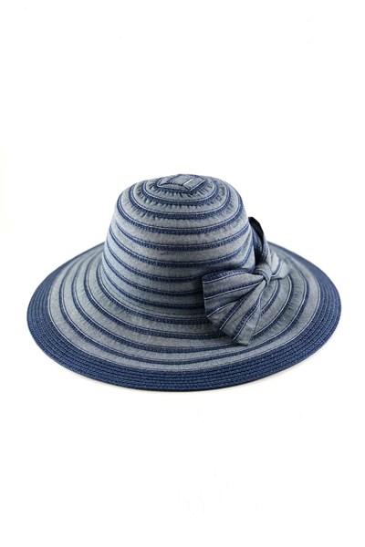 HaşemaHaşema Mavi Fiyonklu Şapka