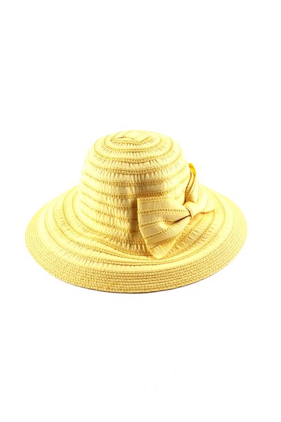 HaşemaHaşema Sarı Fiyonklu Şapka